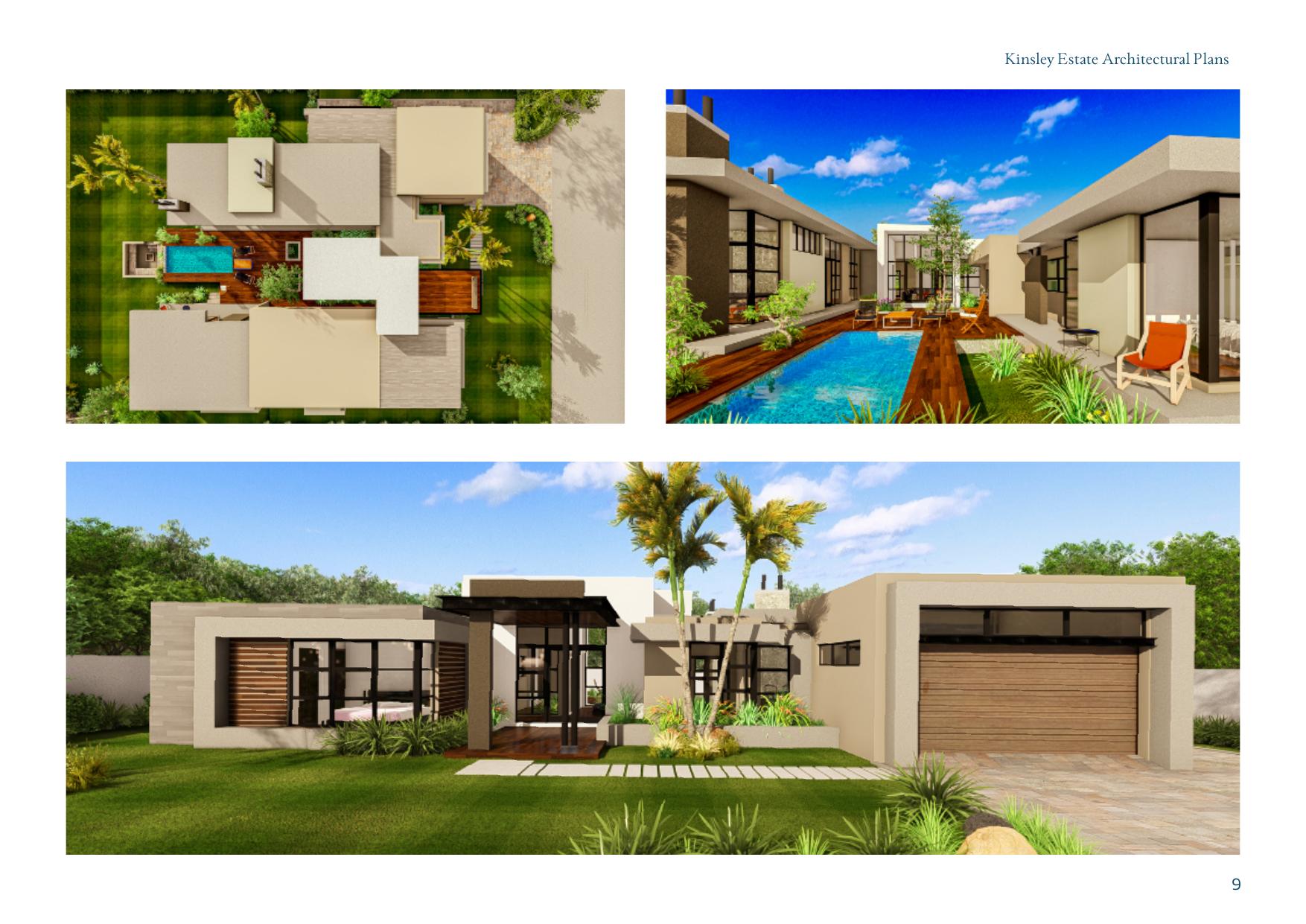 Modern Pool & Courtyard